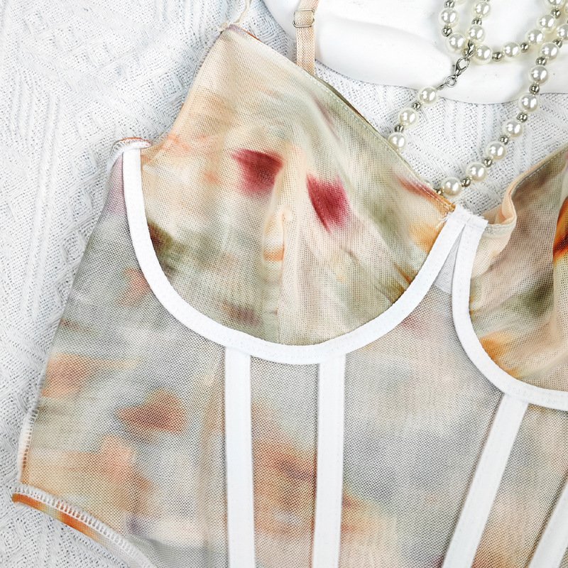 Cross-border French Retro Vest Fashion Printed Top New O1CN013YUR881sX0FwepCtt 2213265065775 0 Cib