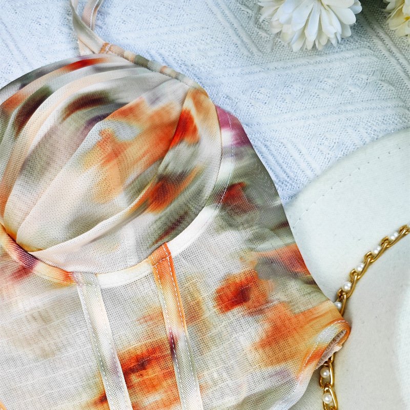 Cross-border French Retro Vest Fashion Printed Top New O1CN0183GgTC1sX0FvHQ6Gl 2213265065775 0 Cib