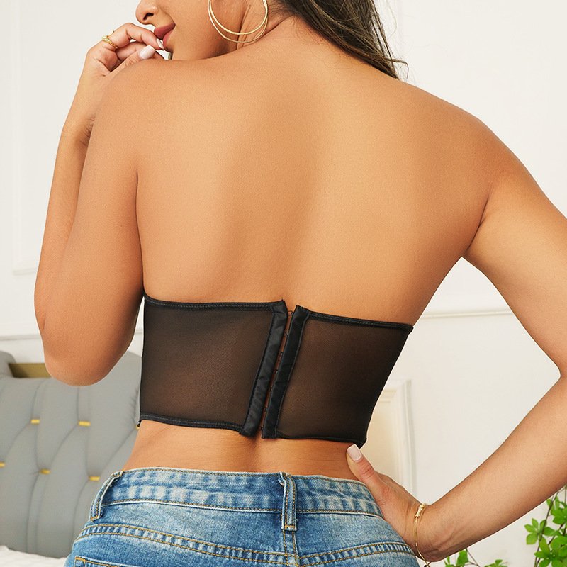 Mesh Fishbone Top Perspective Steel Ring Vest Top O1CN01O5DmaW1sX0KmGOh4T 2213265065775 0 Cib