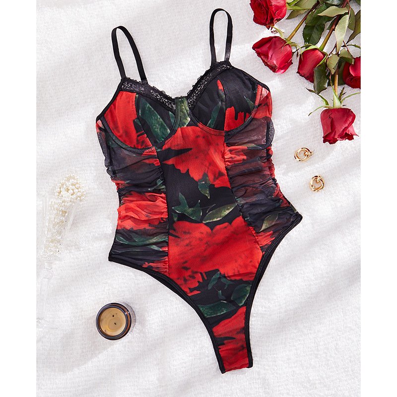 Flower Sexy Beauty Back Outer Wear Top Women's Clothing YTL00899.jpg