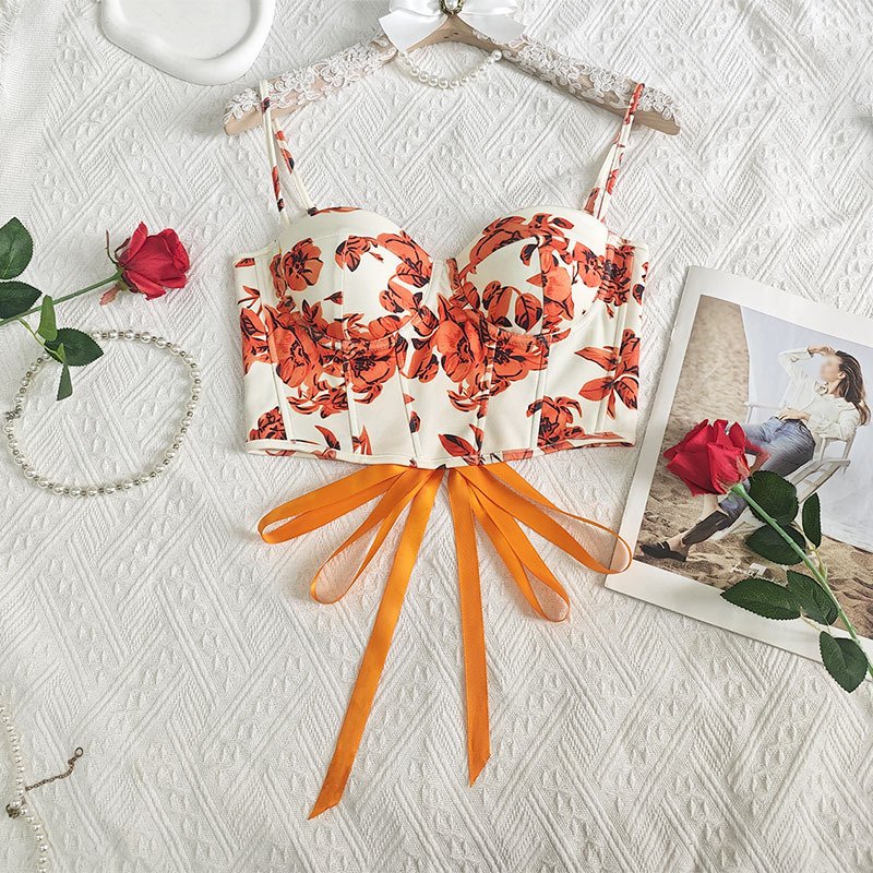 Printed Vest Fishbone Bracket Strap Slim-fit Strapless b (1).jpg