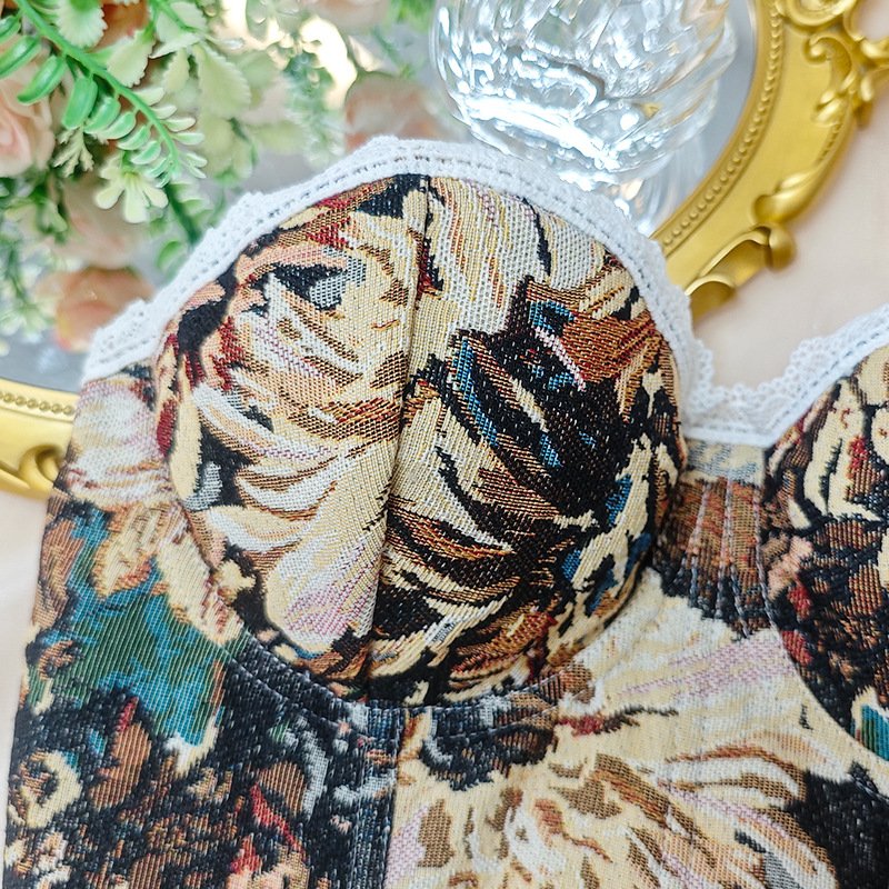 Sexy Fishbone Bra French Retro Vest Women's Clothing 3.jpg