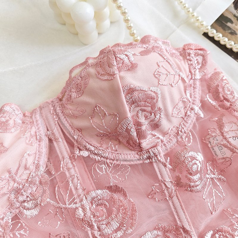 Mesh Fishbone Top Perspective Steel Ring Vest Top O1CN01rq3njR1sX0KmIVCxo 2213265065775 0 Cib