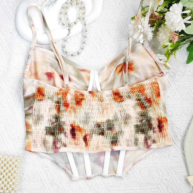 Cross-border French Retro Vest Fashion Printed Top New O1CN01xbPuky1sX0FtXDU9c 2213265065775 0 Cib