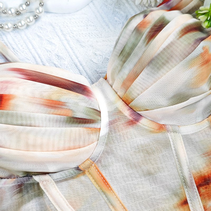 Cross-border French Retro Vest Fashion Printed Top New O1CN01yqF1aq1sX0FtqjFkH 2213265065775 0 Cib